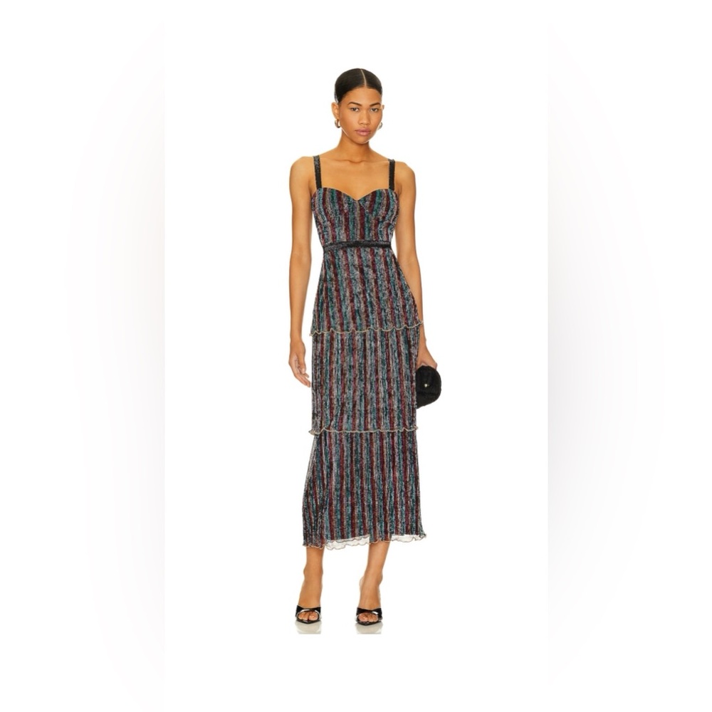 Saylor Aviva Dress in Rainbow
